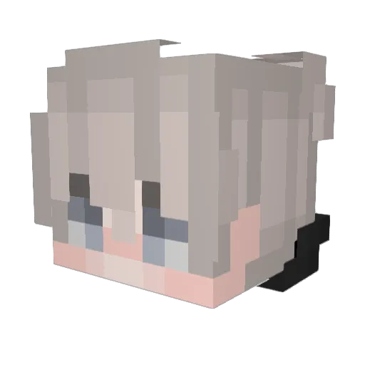 HasanOver Minecraft avatar head, 3D render