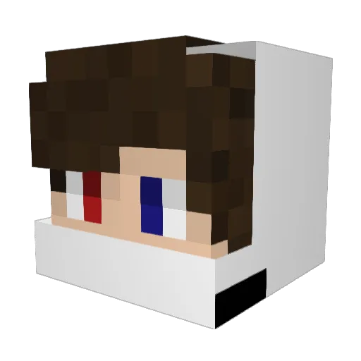 HasanQQ Minecraft avatar head, 3D render