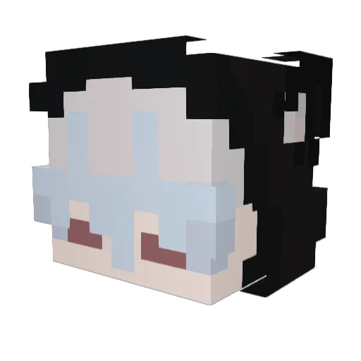 HasanXDXD Minecraft avatar head, 3D render