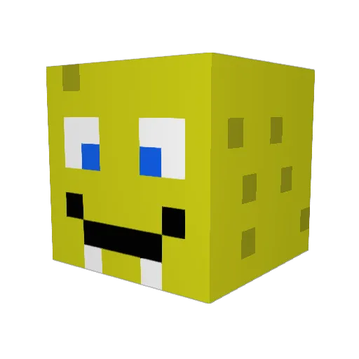 Hasan_Faruk Minecraft avatar head, 3D render