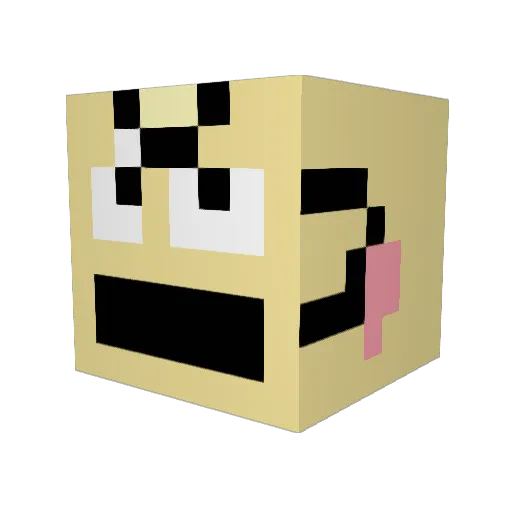Hasdurbal Minecraft avatar head, 3D render
