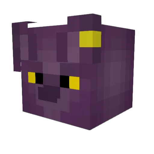 Hasephoenix99 Minecraft avatar head, 3D render
