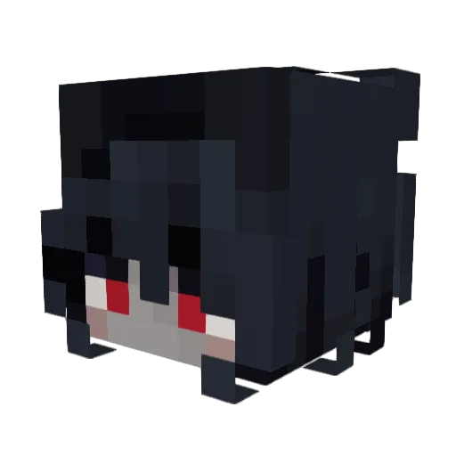 Hasfey Minecraft avatar head, 3D render