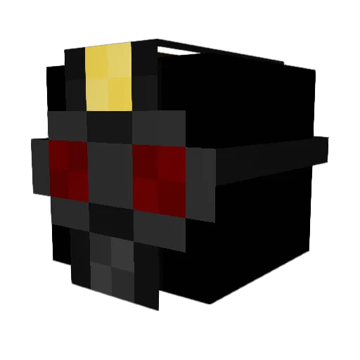 HashBrick Minecraft avatar head, 3D render