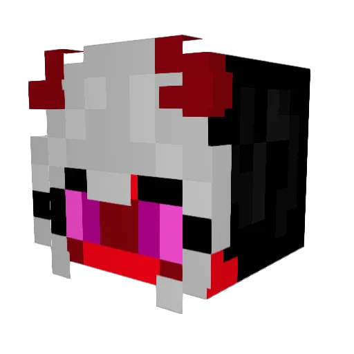 Hashmirra Minecraft avatar head, 3D render