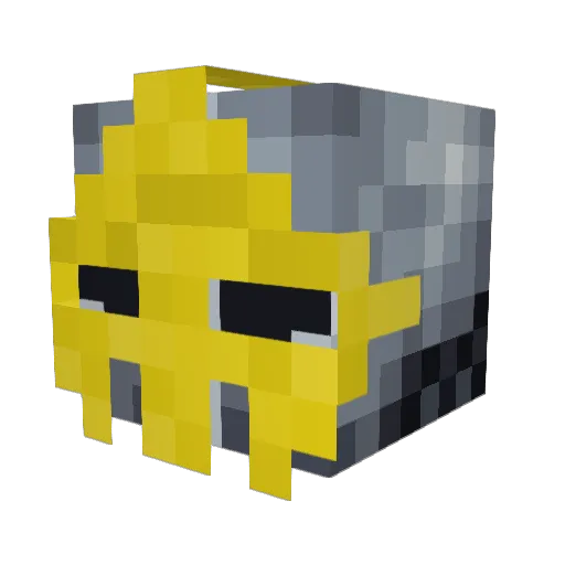 HashtagMuffinJr Minecraft avatar head, 3D render