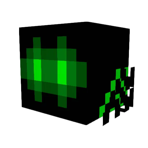 Hasitaba Minecraft avatar head, 3D render
