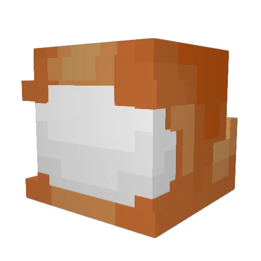 Haspe Minecraft avatar head, 3D render