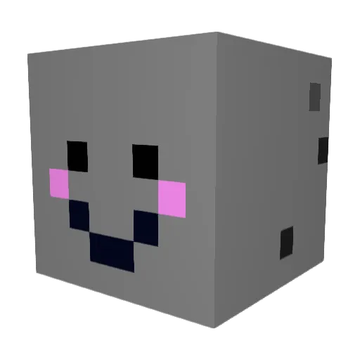 Hassan23 Minecraft avatar head, 3D render