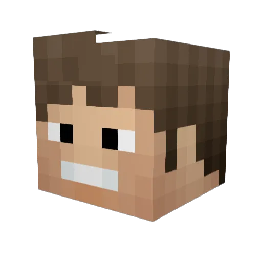 Hasse006 Minecraft avatar head, 3D render