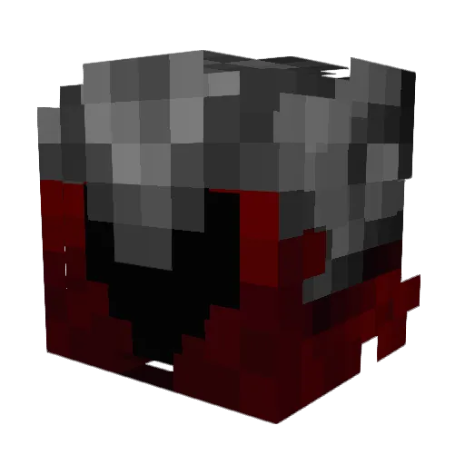 Hasstr Minecraft avatar head, 3D render