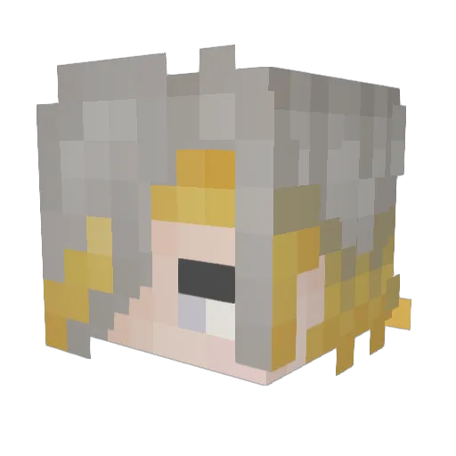 Hassuni_33172 Minecraft avatar head, 3D render