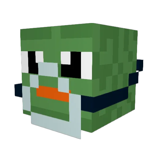 HassyKH Minecraft avatar head, 3D render