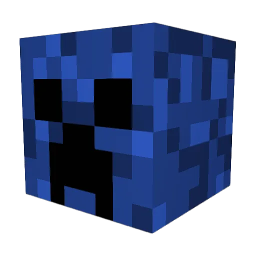 Haste727 Minecraft avatar head, 3D render