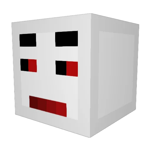 Hasten123 Minecraft avatar head, 3D render