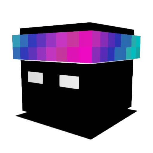 HastyCherry Minecraft avatar head, 3D render