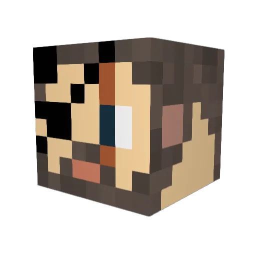 HatKat1 Minecraft avatar head, 3D render