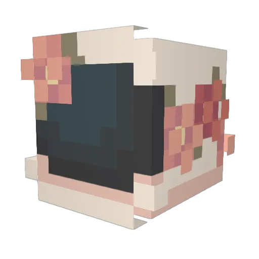 HatMadder Minecraft avatar head, 3D render