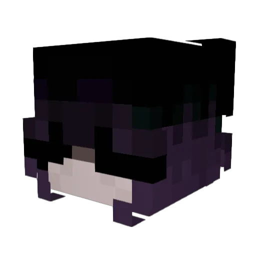 Hatchelle Minecraft avatar head, 3D render