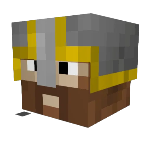 Hatchling789 Minecraft avatar head, 3D render