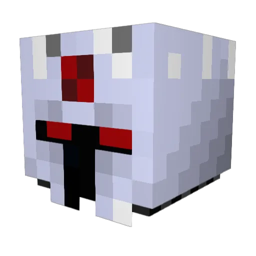 Hatchy95 Minecraft avatar head, 3D render