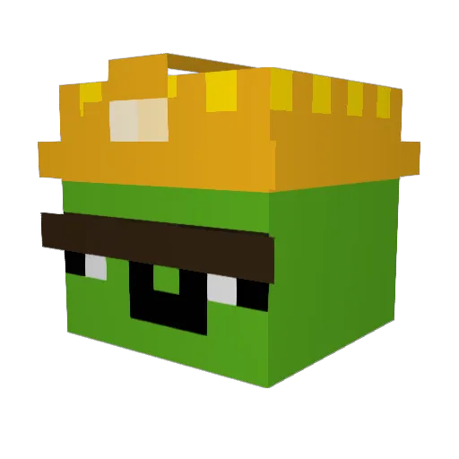HateByLife Minecraft avatar head, 3D render