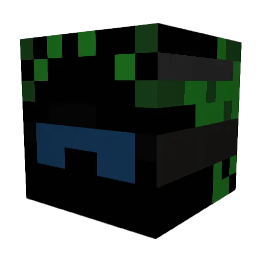 HateCore88 Minecraft avatar head, 3D render