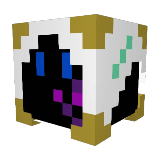 Hatmaster22 Minecraft avatar head, 3D render