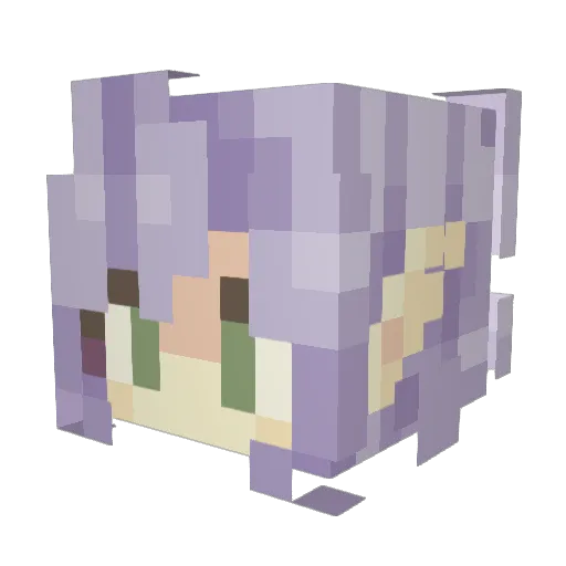 HattZ Minecraft avatar head, 3D render