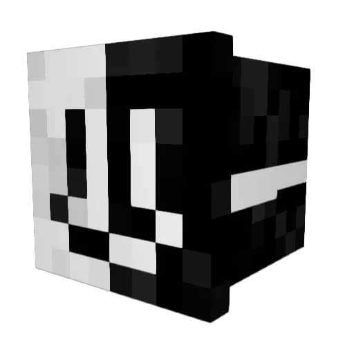 Hatter00 Minecraft avatar head, 3D render