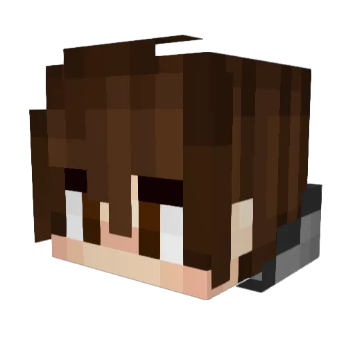 HatulMastul Minecraft avatar head, 3D render