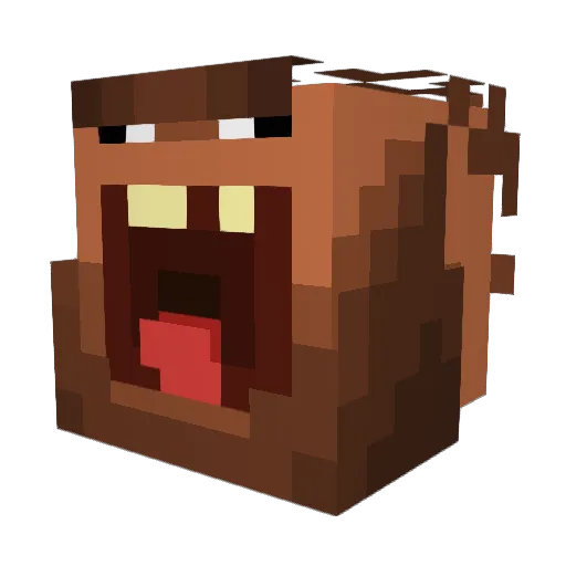 Haugar555 Minecraft avatar head, 3D render