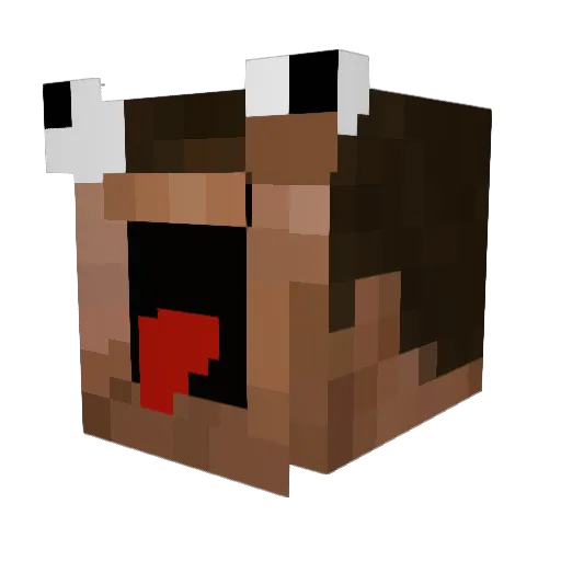 Haugesan Minecraft avatar head, 3D render