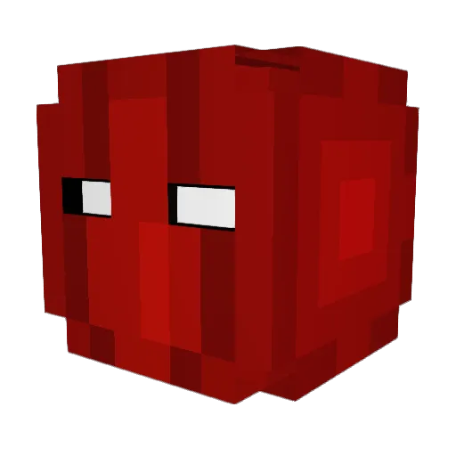 Haukeng Minecraft avatar head, 3D render