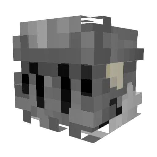 HaulinGuy Minecraft avatar head, 3D render