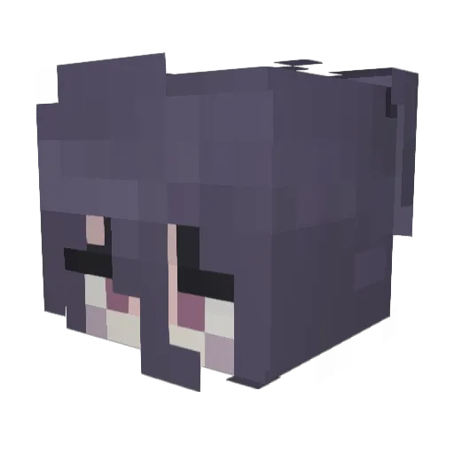 HauntedAtDusk Minecraft avatar head, 3D render