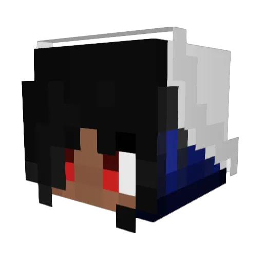 Haunted_Prince Minecraft avatar head, 3D render