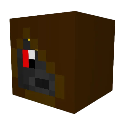 Haunter7261 Minecraft avatar head, 3D render