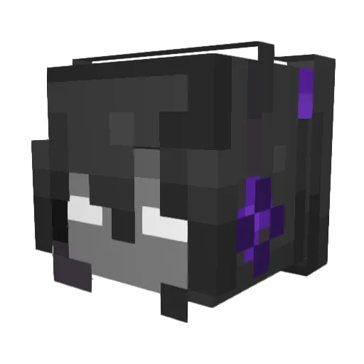 Haupy_ Minecraft avatar head, 3D render