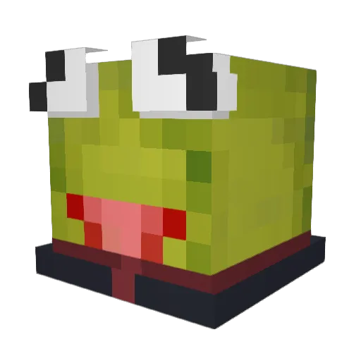 Hava69 Minecraft avatar head, 3D render