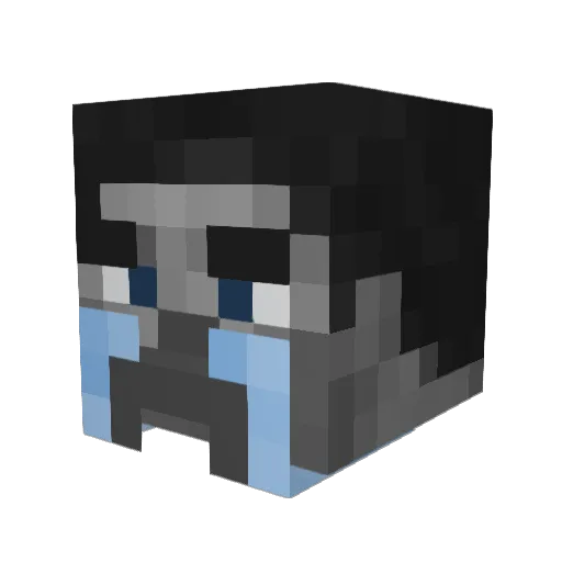 Havatris Minecraft avatar head, 3D render