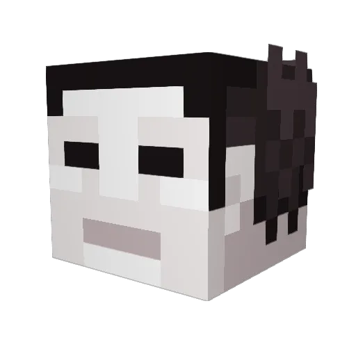 HaveAGreatTime Minecraft avatar head, 3D render
