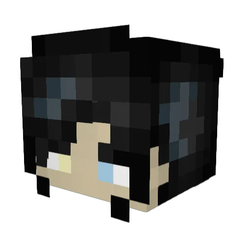 HavenLost Minecraft avatar head, 3D render