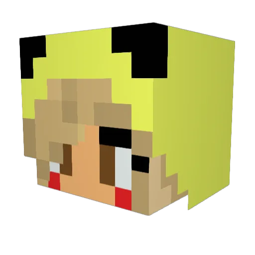 Havenash Minecraft avatar head, 3D render