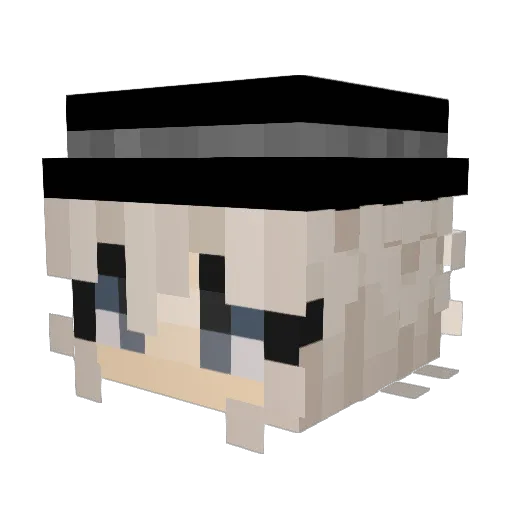 Havenbella11 Minecraft avatar head, 3D render