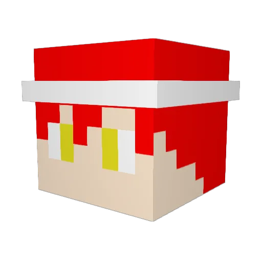 Havensbee Minecraft avatar head, 3D render