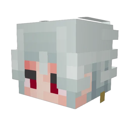 Haveosss Minecraft avatar head, 3D render