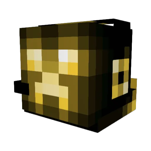 HavitHD Minecraft avatar head, 3D render