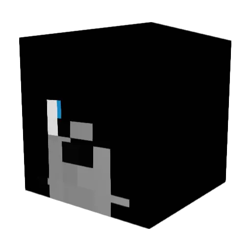 HavocTheFox Minecraft avatar head, 3D render