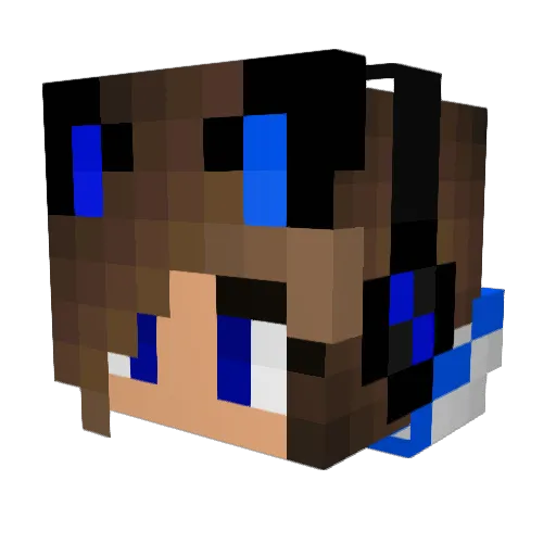 HavocW20 Minecraft avatar head, 3D render
